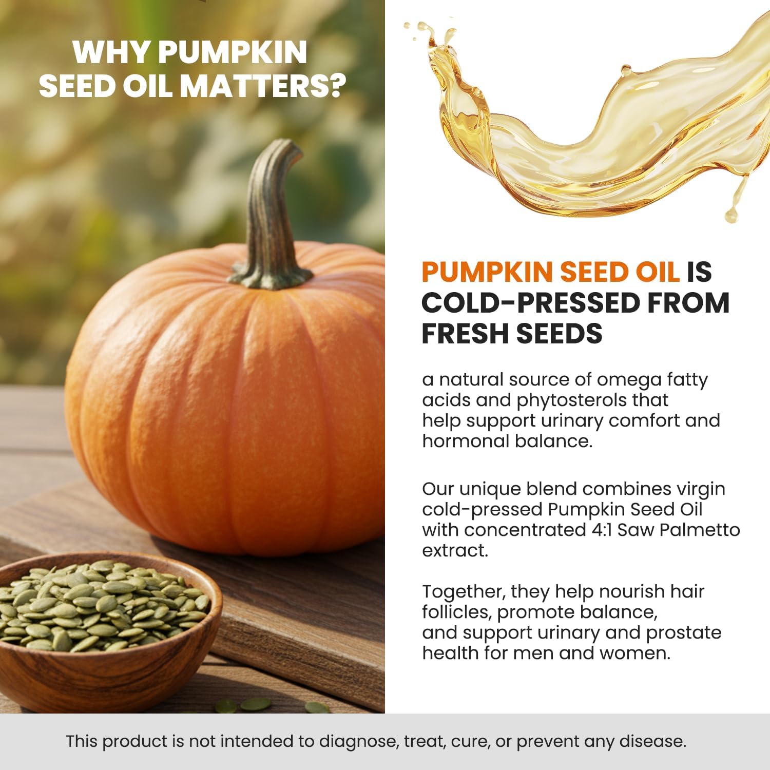 Pumpkin Seed Oil with Saw Palmetto