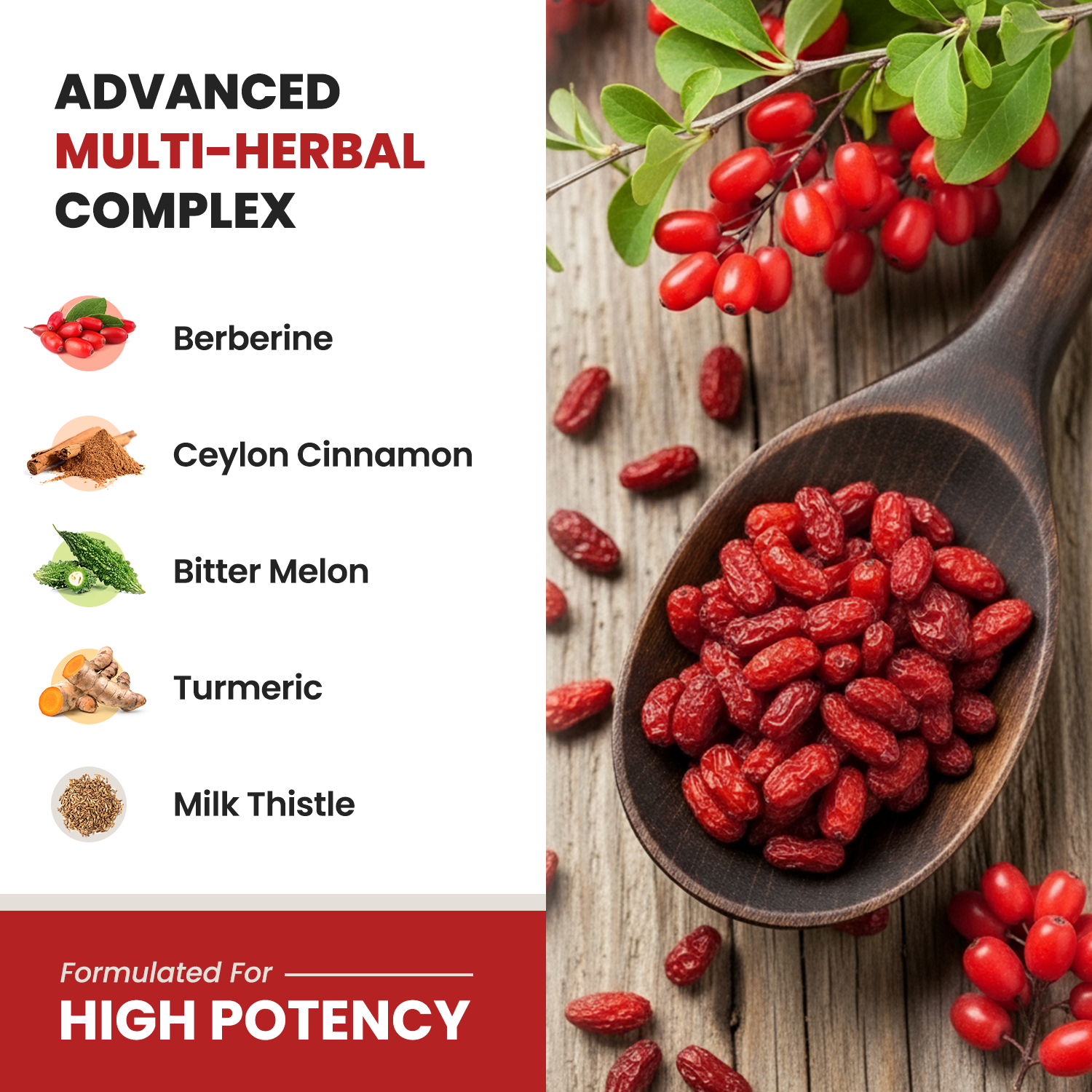Berberine Supplement Liquid Drops 60Ml