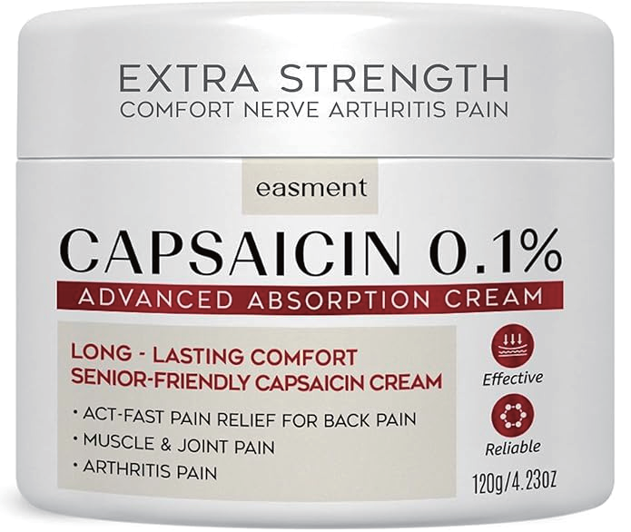 Easment Capsaicin 0.1% Targeted Nerve & Joint Pain Relief Topical Roll-On